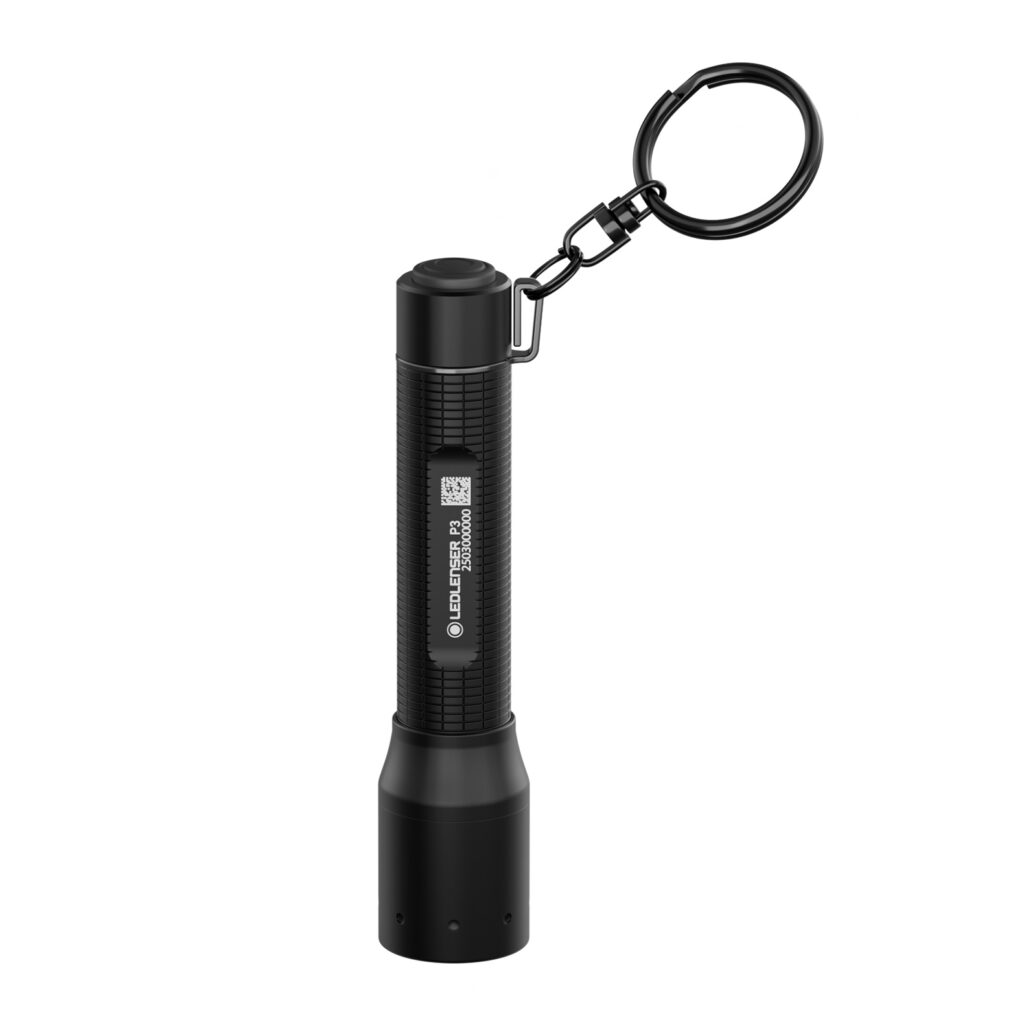 LEDLENSER P3R Mini Rechargeable Flashlight  200 Lumens Keyring