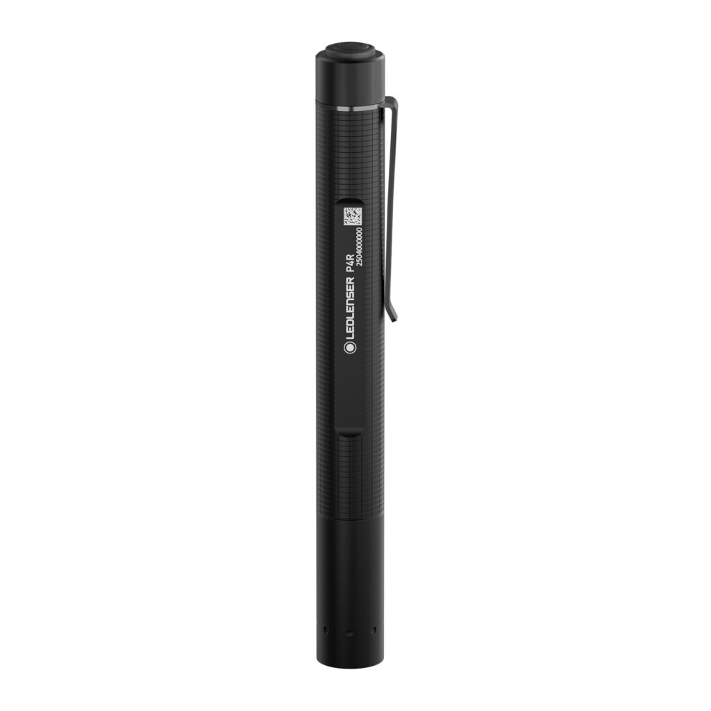 LED LENSER P4R Rechargeable Flashlight - 300 Lumens [Pen Light, Dual Power Source]