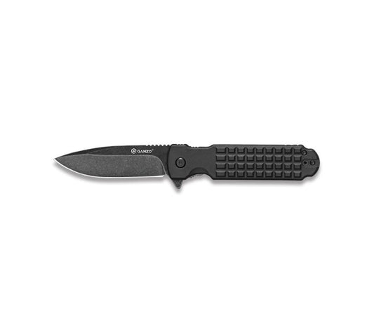 Ganzo G627-BK Liner Lock 8Cr14 Folding Knife (Black)