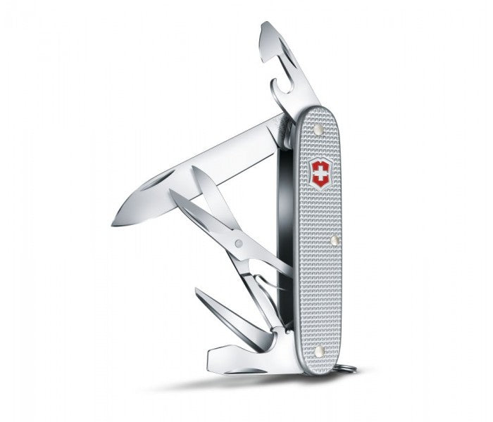 Victorinox Pioneer X Alox Silver Multitool Pocket Knife 0.8231.26