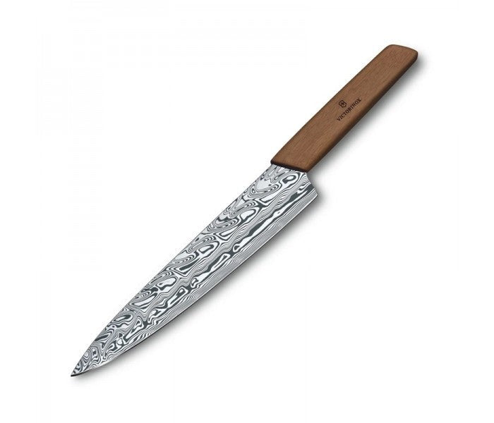 Victorinox Swiss Modern Carving Knife Damast Limited Edition 2022 22cm Straight Edge Damasteel 6.9010.22J22