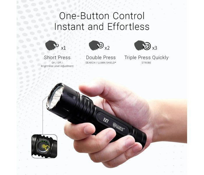 Nitecore EX7 NiteLab M515S LED 6000L Flashlight + NL2155HP Rechargeable Battery