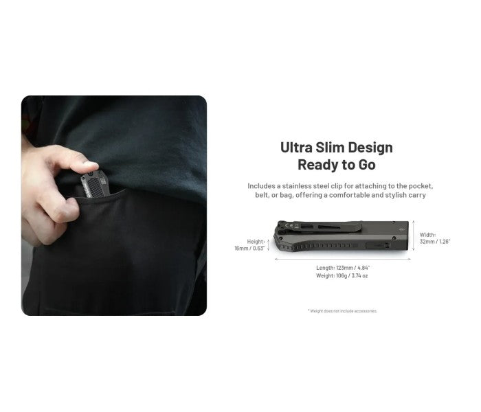 Nitecore EDC17 NiteLab UHi 25 LED 1500 Lumens EDC USB Rechargeable Flashlight