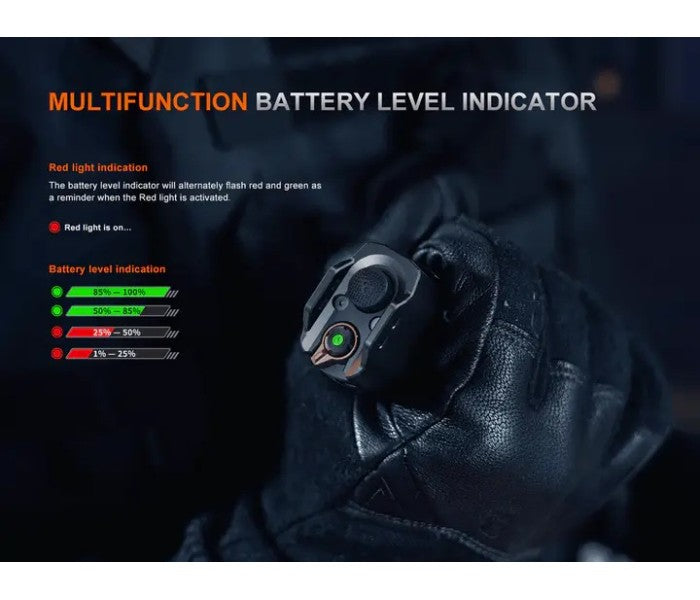 Fenix TK35R-RED Luminus SFT25R LED 5800L + CREE XEG Red LED Rechargeable Flashlight