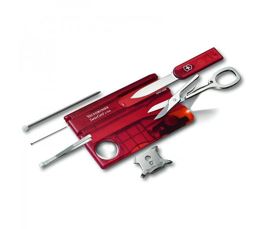 Victorinox SwissCard Lite Ruby Multitool Pocket Knife 0.7300.T