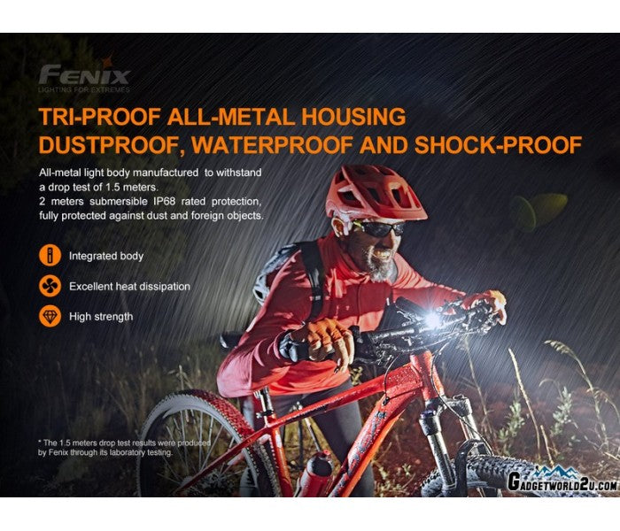 Fenix BC26R + BC05R V2.0 Rechargeable Bicycle Bike Light Flashlight