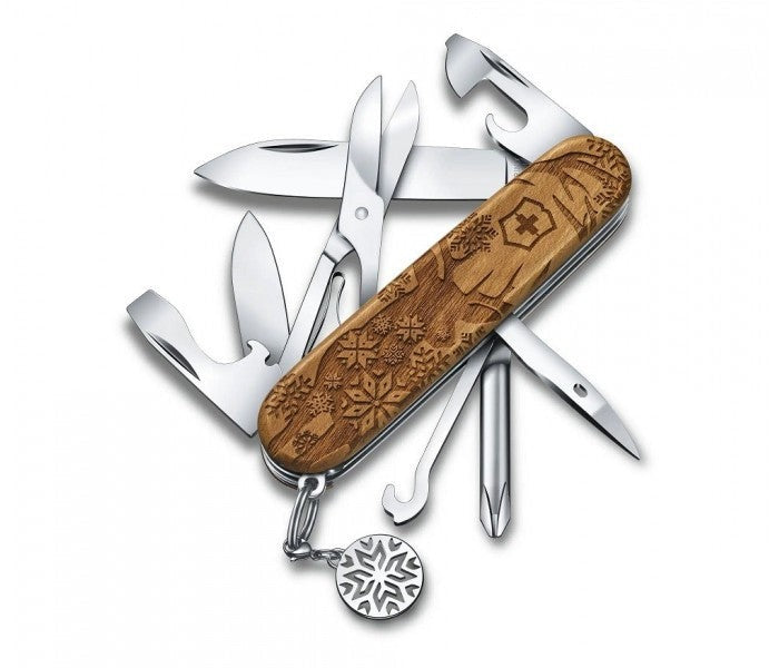 Victorinox Super Tinker Wood Winter Magic Limited Edition 2022 Multitool 1.4701.63E1
