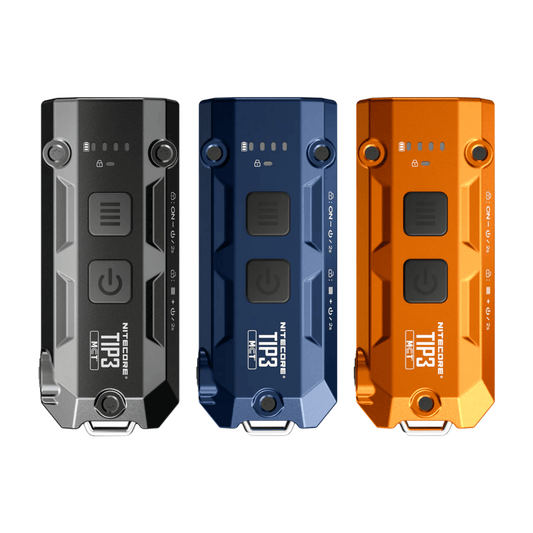 Nitecore TIP3 MCT UHE 720L Multiple Color Temp LED Rechargeable Keychain Flashlight