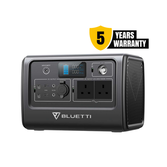 BLUETTI EB70 Portable Power Station 716Wh LiFePO4 Battery Surge AC Solar Generator (1000W/1400W)