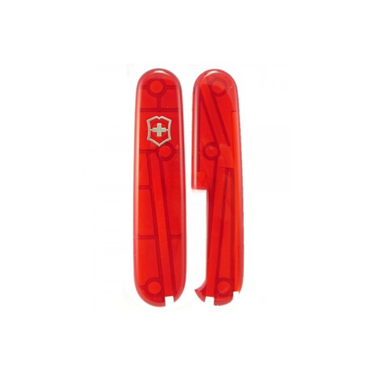 Victorinox 91mm Scale Handles Translucent Red with Pen Slot