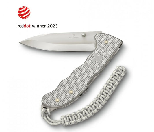 Victorinox Evoke Alox Silver Folding Knife 0.9415.D26