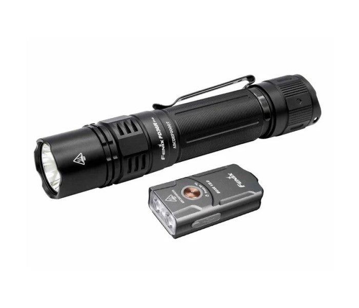 Fenix PD36R Pro 2800L Rechargeable Flashlight + Fenix E03R V2.0 Keychain Flashlight