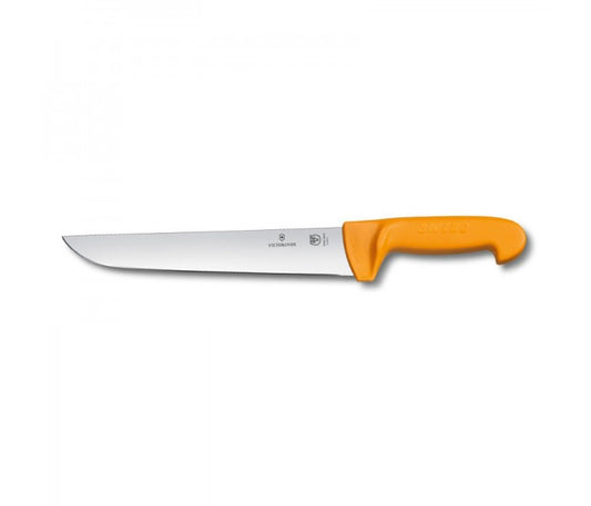 Victorinox Swibo 21cm Wide Straight Rigid Slaughter Butcher Knife 5.8431.21