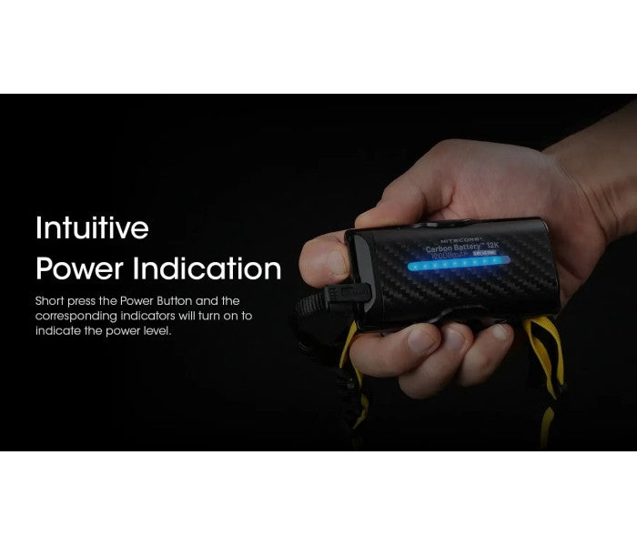 Nitecore Carbon Battery 12K Extended Headlamp Runtime Kit (100% Authentic)