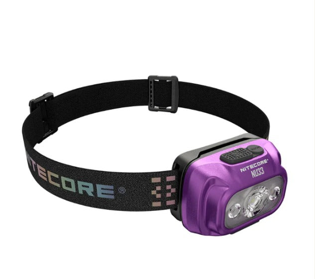 Nitecore NU33 Limited Edition Purple 700L LED Rechargeable Headlamp