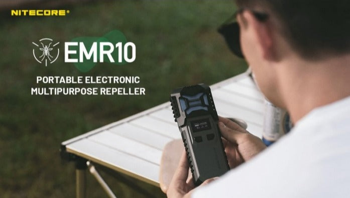 Nitecore EMR10 Rechargeable Mosquito Repeller PD + QC 3.0 USB 10,000mAh Power Bank