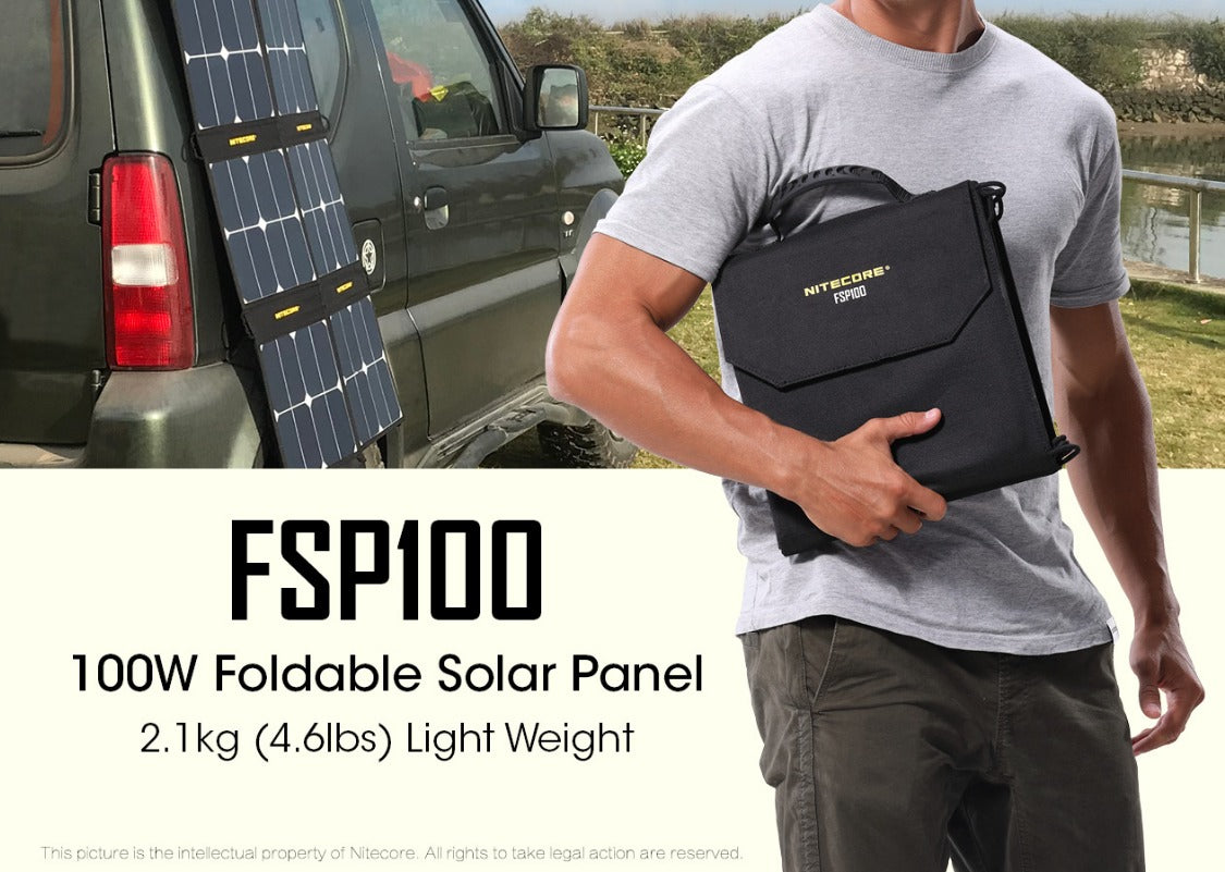 Nitecore FSP100 100W Foldable Solar Panel