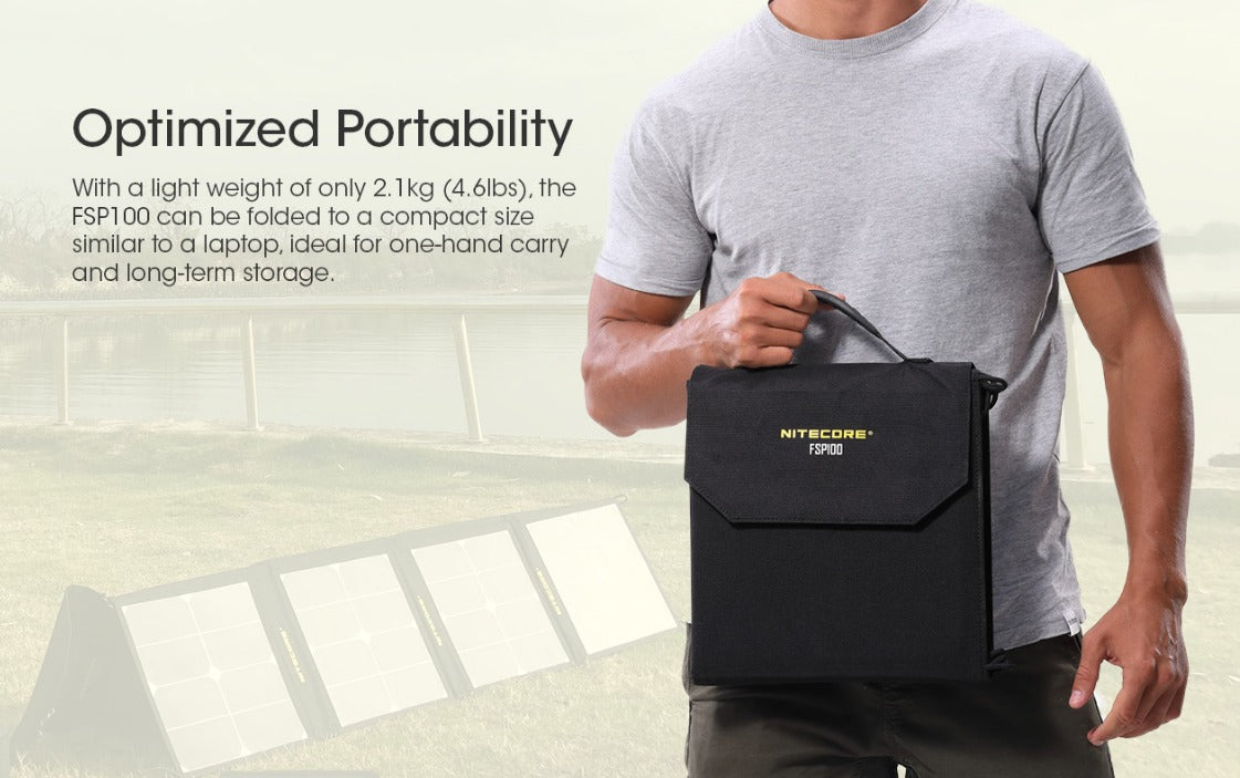 Nitecore FSP100 100W Foldable Solar Panel