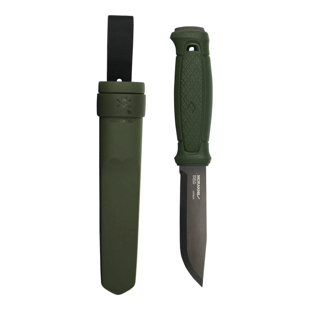 Morakniv Garberg Blackblade (C) Military Green Bushcraft Knife 14528