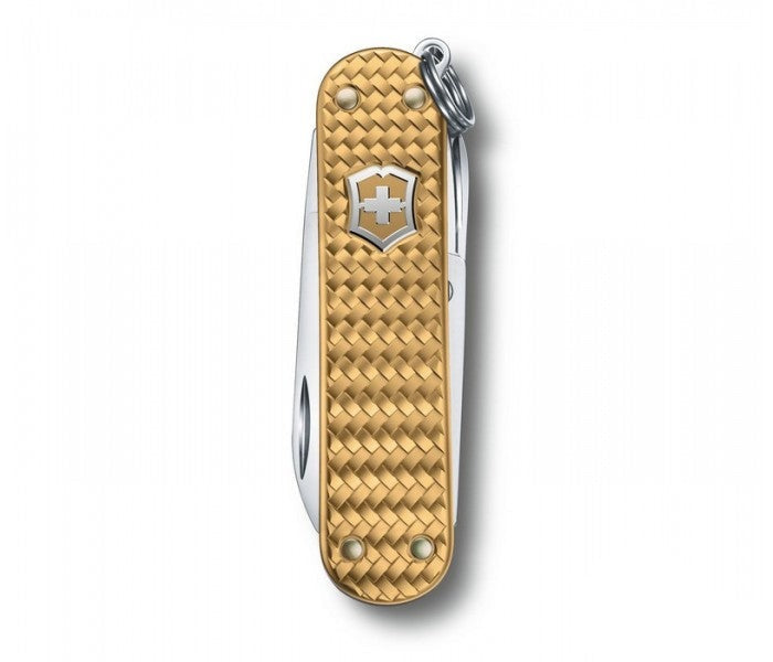 Victorinox Classic Precious Alox Brass Gold Multitool 0.6221.408G