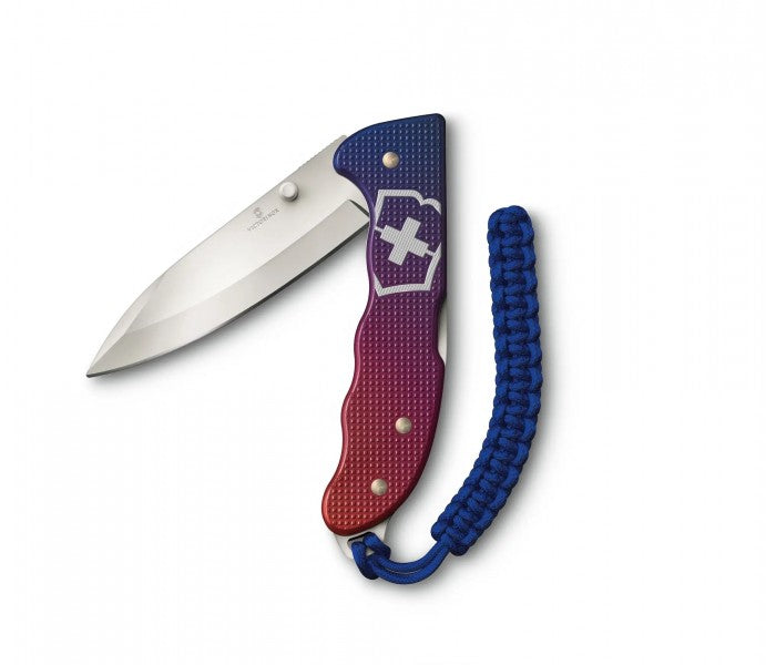 Victorinox Evoke Alox Blue Folding Knife 0.9415.D221