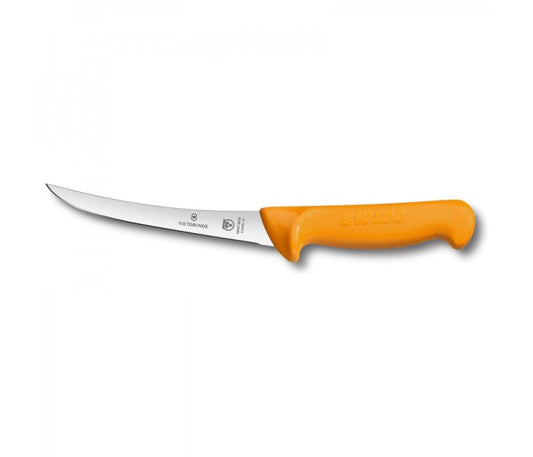 Victorinox Swibo 16cm Narrow Curved Rigid Blade Boning Knife 5.8407.16