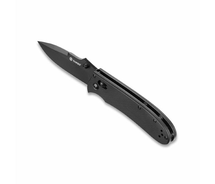 Ganzo G704B-BK Axis Lock 440C G10 Folding Knife (Black)