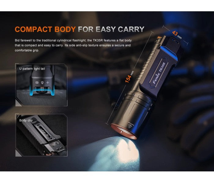 Fenix TK35R Luminus SFT25R LED 5800L + SST08 UV Multi-Mode Rechargeable Flashlight