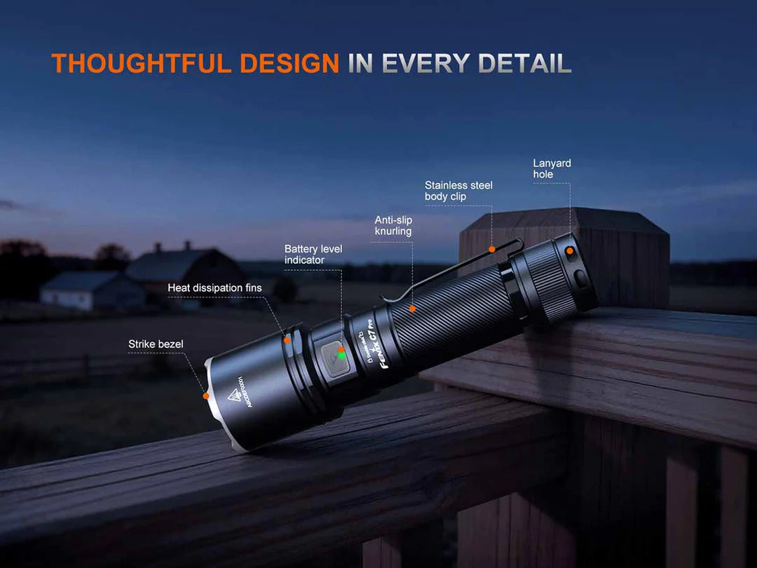 Fenix C7 Pro Luminus SST25 LED 4600L Rechargeable Flashlight