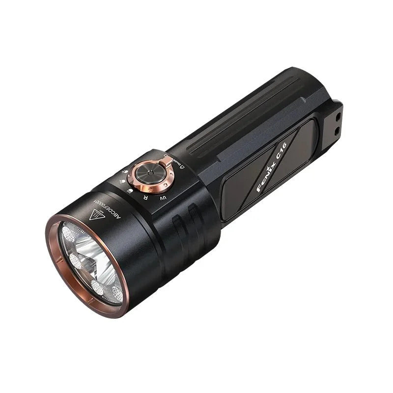 Fenix C16 Palm-Sized 6000L + Red + 365nm UV Rechargeable Flashlight
