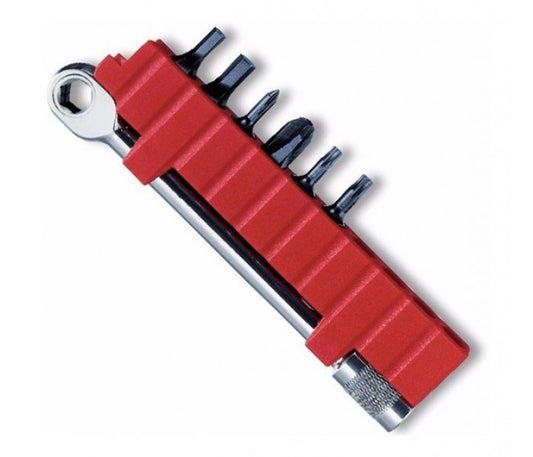 Victorinox Swisstool Accessory Bit Ratchet + 6 Bits + Case 3.0306