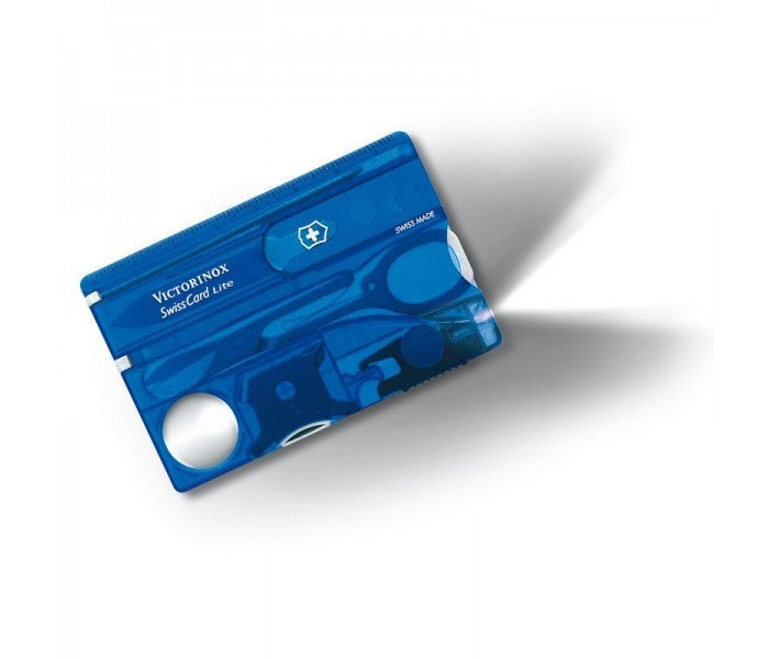 Victorinox SwissCard Lite Sapphire Multitool Pocket Knife 0.7322.T2