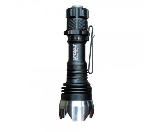 Manker Striker Mini BLACK Osram KW CSLNM1.TG Cool White LED 635L Rechargeable Pocket Tactical Flashlight