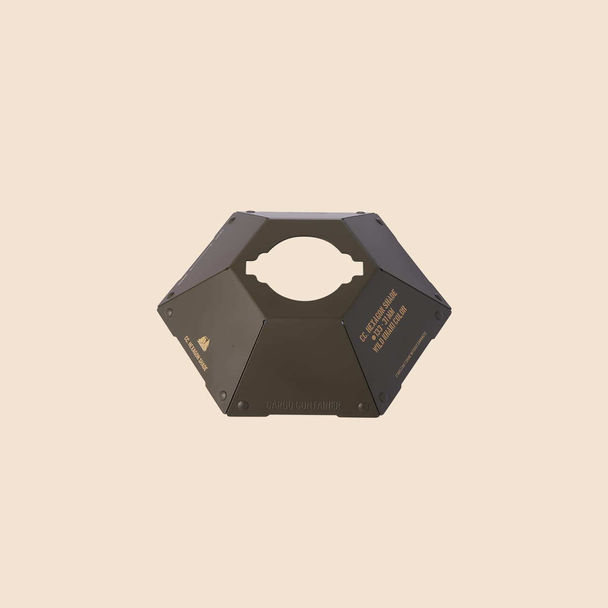 Cargo Container Dual Light Mini Hexagon Shade