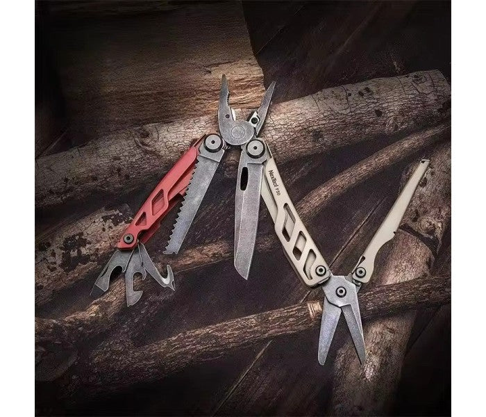 NexTool F30 Flagship Pro NE20203B (Hazelnut & Coral) 16-in-1 Steel Full Size Pliers Scissors Multitool