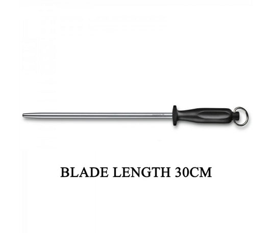 Victorinox Polished Round 30cm Sharpening Steel Honing Steel Food Industry Knife Sharpener 7.8517