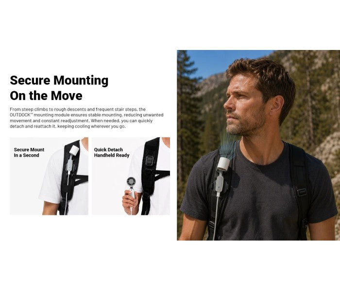 Nitecore NCF20 Lightweight Outdoor Clip-On Fan