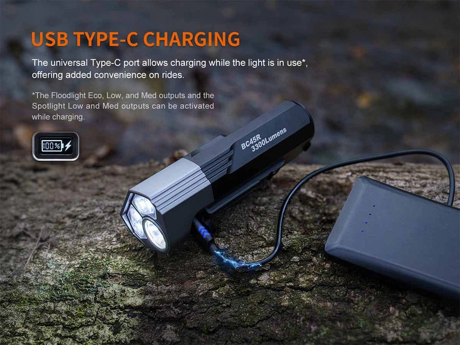 Fenix BC45R 3300L Rechargeable Bicycle Light
