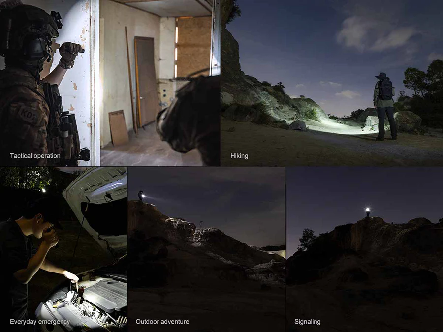 Fenix PD35R ACE Luminus SFT40 LED 2000L Multi-Mode Rechargeable Flashlight