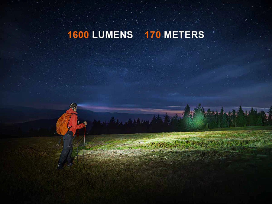 Fenix HM60R V2.0 Luminus SST40-GEN2 LED 1600L Rechargeable Headlamp