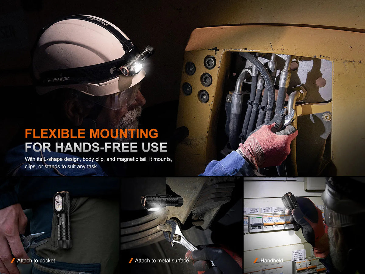 Fenix HM71R V2.0 HIGH-PERFORMANCE MULTI-FUNCTION INDUSTRIAL HEADLAMP