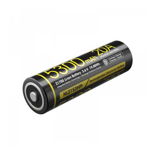 Nitecore Custom 21700 5300mAh Li-ion Rechargeable Battery NL2153HPi