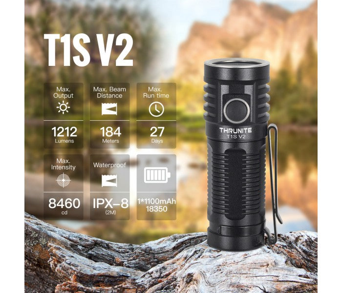 ThruNite T1S V2 Black