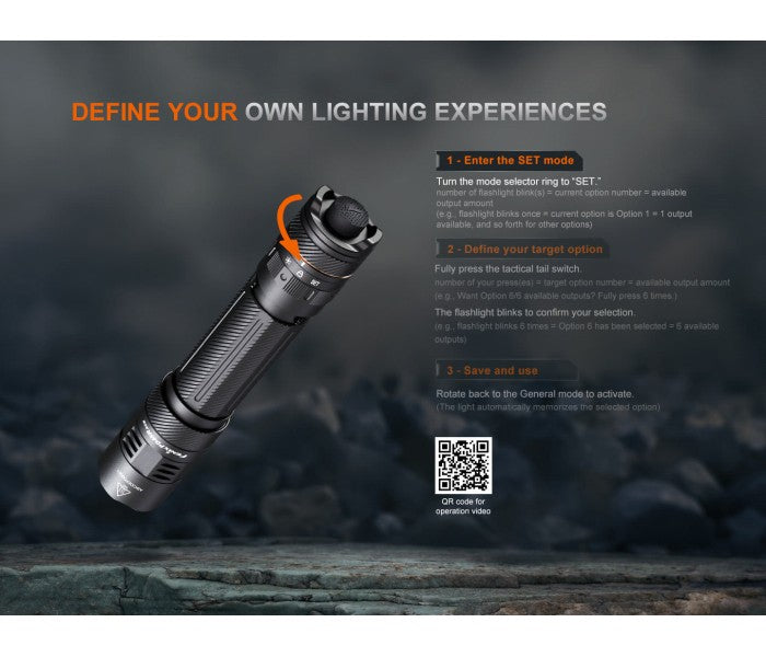 Fenix PD45R ACE Luminus SFT70-Gen2 LED 3200L Multi-Mode Rechargeable Flashlight