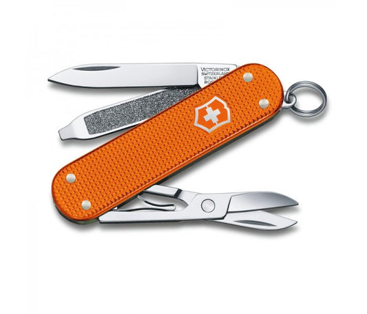 Victorinox Classic Alox Limited Edition 2021 Tiger Orange Multitool Pocket Knife 0.6221.L21