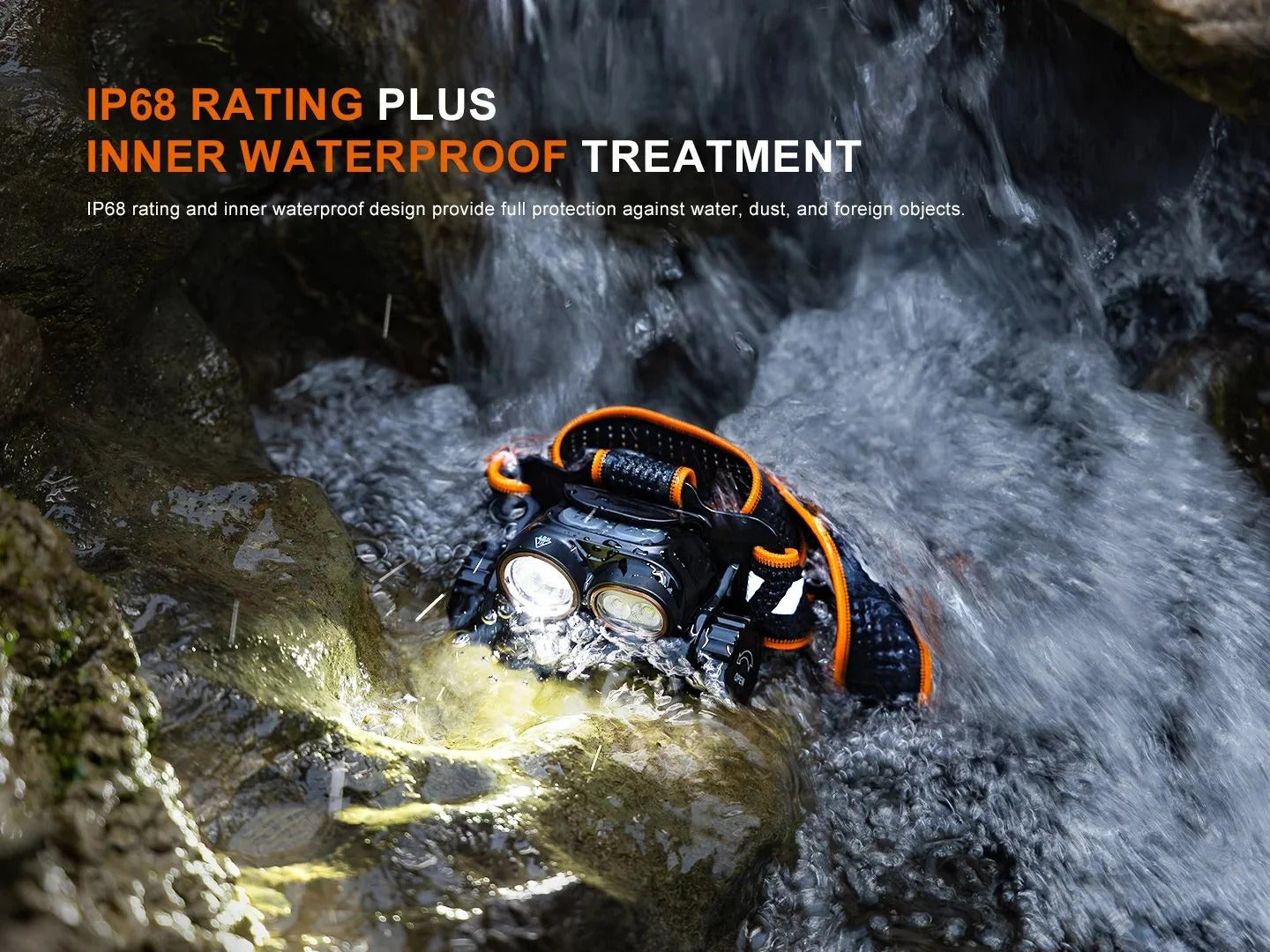 Fenix HM65R V2.0 Luminus SST40-GEN2 LED 2300L Rechargeable Headlamp