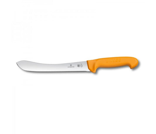 Victorinox Swibo 24cm Widened Tip Straight Rigid Blade Slaughter Knife 5.8426.24