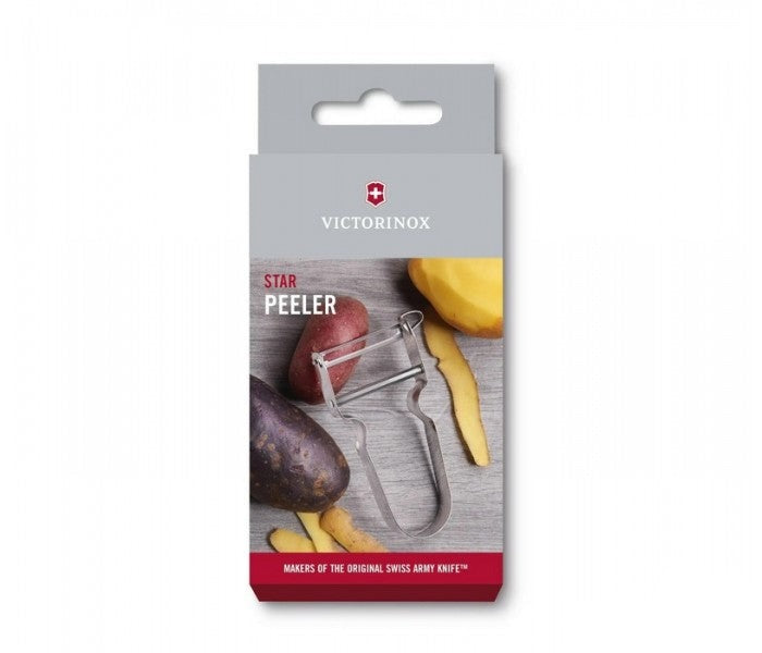 Victorinox Star Peeler Inox Double Straight Edge Kitchen Fruit Vegetable Peeler 6.0912