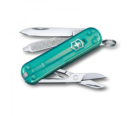 Victorinox Classic SD Tropical Surf Transparent Teal Multitool 0.6223.T24G