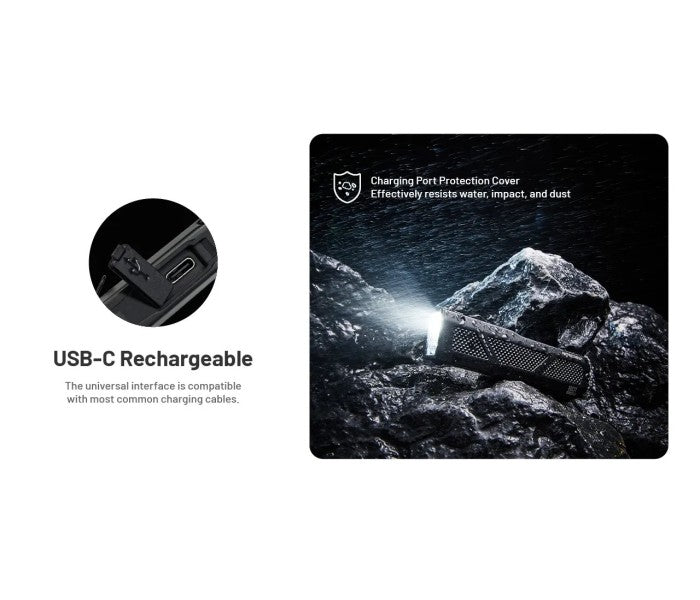 Nitecore EDC17 NiteLab UHi 25 LED 1500 Lumens EDC USB Rechargeable Flashlight